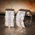 Korean Style Micro Pave Zircon Earrings For Women, Trendy Fashion Jewelry For view 1