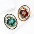 Alloy Glass Rhinestone Planet Brooch For Women Apparel Decoration view 3