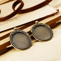Ornate Oval Cabochon Bezel Pendants in Three Finishes view 2
