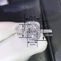 Light Luxury Geometric Sparkling Ring For Women Wedding Proposal Fashion Jewelry view 4