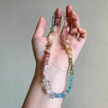Light Luxury Colorful Irregular Natural Stone Beaded Necklace With Geometric Designer Style view 1