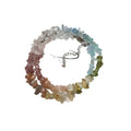 Light Luxury Colorful Irregular Natural Stone Beaded Necklace With Geometric Designer Style view 5