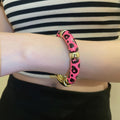 European Style Acrylic Geometric Round Gradient Polka Dot Bangle Fashion Jewelry view 3