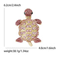 Metal Alloy Moving Turtle Brooch For Suits And Sweaters view 6