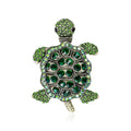 Metal Alloy Moving Turtle Brooch For Suits And Sweaters view 2