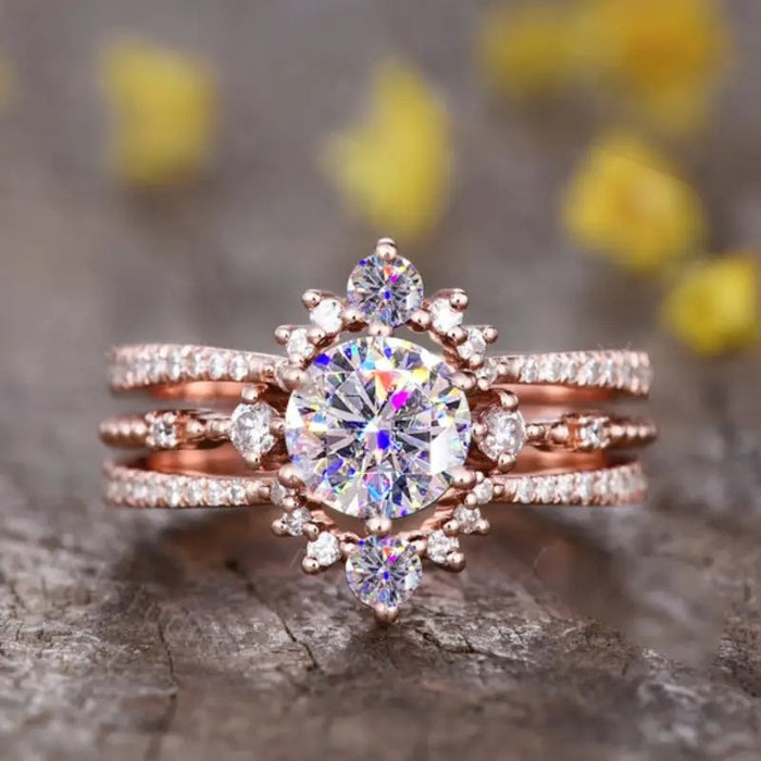 Baroque French Court Style Crown Ring For Women, Elegant Royal Inspired Fashion Jewelry