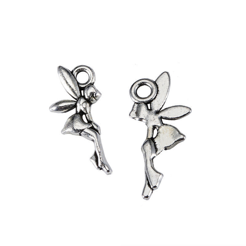 Mini Angel Alloy Charm Pendant for DIY Jewelry