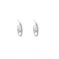 Light Luxury Alloy Rhinestone Hoop With Five-Point Star Chain Pendant Elegant Fashion Earrings view 5