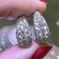 Women's Full Rhinestone Ear Cuff, Sparkling Inlaid Jewelry With Asian Trendy Style Earrings view 2