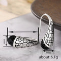 Vintage Antique Silver Dangle Earrings For Women, New Chinese Style Ancient Jewelry view 4