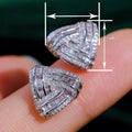 Minimalist Triangle Geometric Stud Earrings For Women, Commuter Business Fashion Ear Jewelry view 4