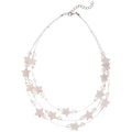 Summer Shell Crystal Star Geometric Pendant Necklace Beach Vacation Style Clavicle Choker For Women view 5