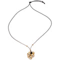 Metallic Look Resin Geometric Round Pendant Sweater Necklace For Women view 5