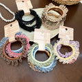 Sweet Lace Fabric Elastic Hair Tie Jewelry Set For Low Ponytail Round Hair Accessories view 3