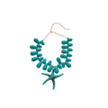 Acrylic Teardrop Bead Starfish Conch Necklace Bracelet Jewelry Set Vacation Style Collarbone Accessory view 5