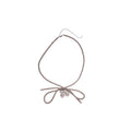 Light Luxury Faux Pearl Bow Rhinestone Pendant Necklace Ear Clip Jewelry Set For Women view 5