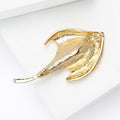 Alloy Enamel Calla Lily Brooch With Rhinestones For Women's Apparel view 4