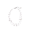 Light Luxury Irregular Glass Crystal Beaded Three Layer Geometric Round Necklace For Women view 5