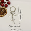 Metal Moon Star Keychain Bag Charm Gift view 2