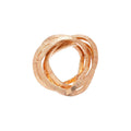 European Style Geometric Round Metal Spliced Bangle Fashion Niche Design Bracelet view 5