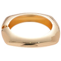 European American Alloy Wavy Line Open Bangle Minimalist Fashion Round Cuff Jewelry For Women view 5