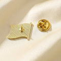 Alloy Enamel American Flag Brooch Pin For Clothing Decoration view 4