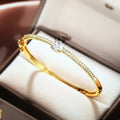 Fashion Minimalist Women's Bracelet, Light Luxury Korean European Style Daily Bangle view 2