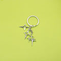 Metal Simple Dragonfly Keychain Animal Bag Charm Gift view 1