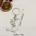 Metal Simple Dragonfly Keychain Animal Bag Charm Gift view 2