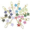 Zinc Alloy Colorful Flower Keychain DIY Bag Charm Accessory view 5