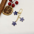 Zinc Alloy Colorful Flower Keychain DIY Bag Charm Accessory view 6