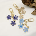Zinc Alloy Colorful Flower Keychain DIY Bag Charm Accessory view 4