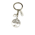 Antique Silver Alloy Family Tree Heart Keychain Meaningful Gift view 5