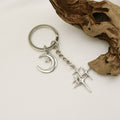 Metal Moon Star Keychain Bag Charm view 4