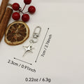 Stainless Steel Moon And Star Keychain For Gift view 2