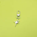 Stainless Steel Moon And Star Keychain For Gift view 1