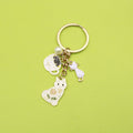 Metal Mini Cat Keychain Cute Car Bag Charm view 1