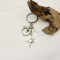 Metal Hollow Star Keychain Bag Charm view 4