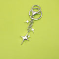 Metal Hollow Star Keychain Bag Charm view 1
