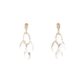 Elegant Luxury Rhinestone Crystal Water Drop Chandelier Dangle Earrings For Women With Alloy Silver Pin Earrings view 5