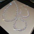 French Vintage Light Luxury Faux Pearl Cubic Zirconia Rose Pendant Necklace For Women view 1