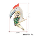 Green Gold Tone Abalone Shell Shell Metal Brooch Pin view 2