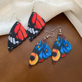 Acrylic Butterfly Wing Pendant Drop Earrings Statement Light Luxury Ear Hook Jewelry view 2