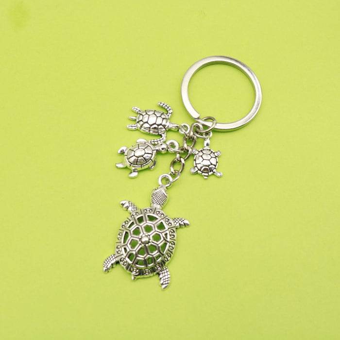 Silver Zinc Alloy Sea Turtle Jewelry Findings Accessories for DIY Jewelry Making