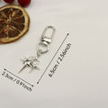 Metal Y2K Star Keychain Backpack Charm Holiday Gift view 2