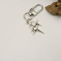 Metal Y2K Star Keychain Backpack Charm Holiday Gift view 4