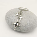 Metal Star Moon Keychain Bag Charm Phone Gift view 3