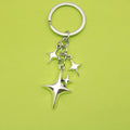 Metal Star Moon Keychain Bag Charm Phone Gift view 1
