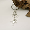 Metal Star Moon Keychain Bag Charm Phone Gift view 4