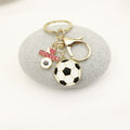 Gold Zinc Alloy Soccer Ball Jewelry Findings Accessories for DIY Jewelry Making – Gold view 3